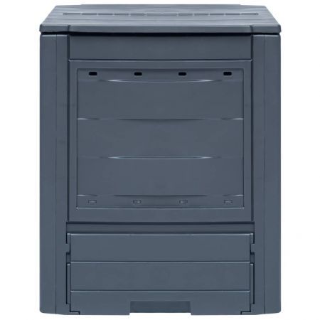 Garden Composter Grey 60x60x73 cm 260 L