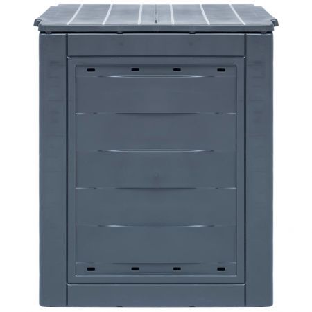 Garden Composter Grey 60x60x73 cm 260 L