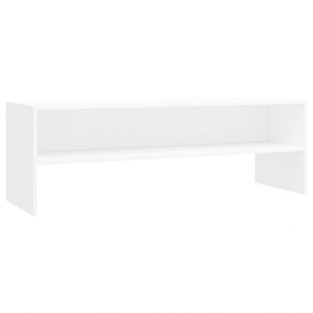 TV Cabinet White 120x40x40 cm Chipboard