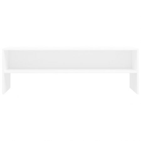 TV Cabinet White 120x40x40 cm Chipboard