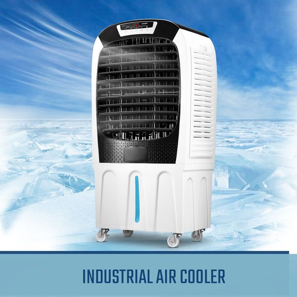 50L Evaporative Air Cooler Industrial Air Conditioner Humidifier Cooling Fan Remote Control