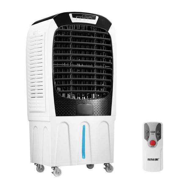 50L Evaporative Air Cooler Industrial Air Conditioner Humidifier Cooling Fan Remote Control