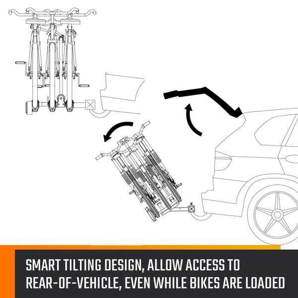 3 Bike Rack for Car Bike Tow Ball Bicycle Rack Bicycle Carrier