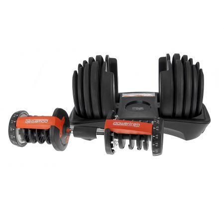 24kg Powertrain Adjustable Home Gym Dumbbell