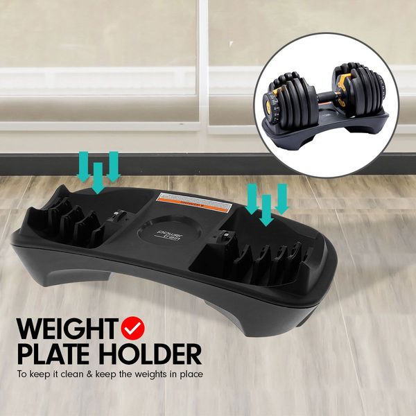 1x 24KG Powertrain Adjustable Home Gym Dumbbell - Gold