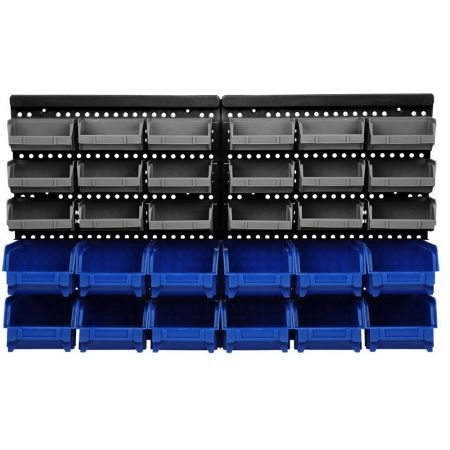 Giantz 60 Storage Bin Rack Wall Mounted