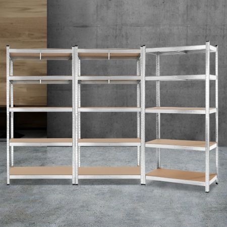 Giants 3x1.8M Warehouse Shelving Rack Racking Garage Metal Storage Shelves