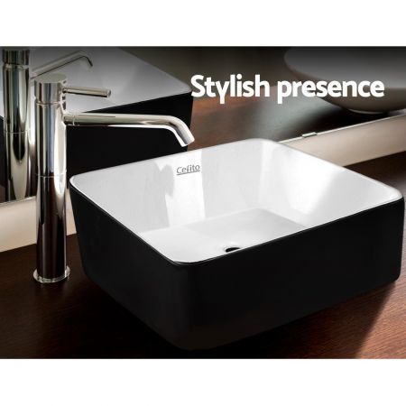 Cefito Bathroom Basin Ceramic Vanity Sink Hand Wash Bowl 48x37cm