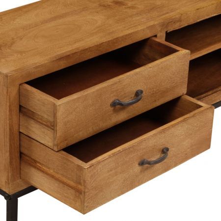 TV Cabinet Solid Mango Wood 140x30x40 cm