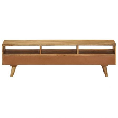 TV Cabinet Solid Mango Wood 140x30x41 cm