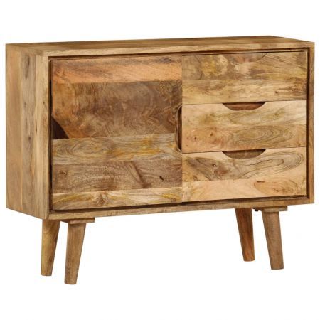 Sideboard Solid Mango Wood 90x40x69 cm