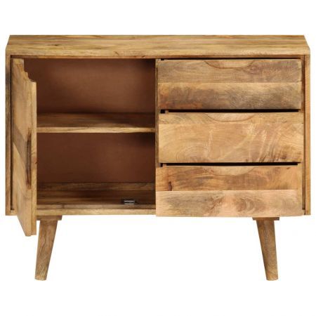 Sideboard Solid Mango Wood 90x40x69 cm