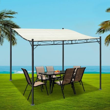 Instahut 3x2.5m Gazebo Party Wedding Marquee Tent Shade Iron Art Canopy Camping