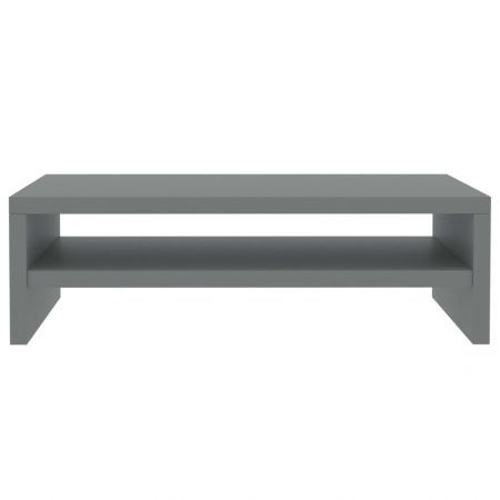 Monitor Stand Grey 42x24x13 cm Chipboard