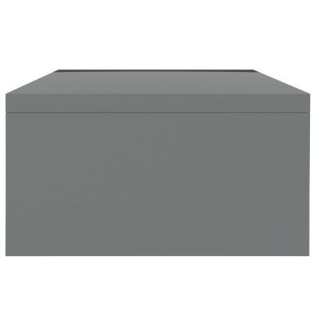 Monitor Stand Grey 42x24x13 cm Chipboard