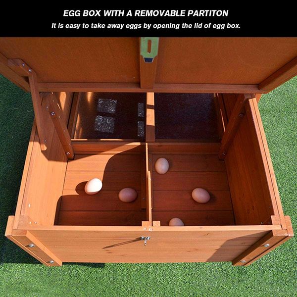 Chicken Run Coop Chook Bird Cage Pen Shelter Wood House Rabbit Hutch Bunny Pet Enclosure Outdoor