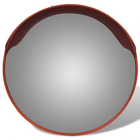 Convex Traffic Mirror PC Plastic Orange 45 cm Outdoor