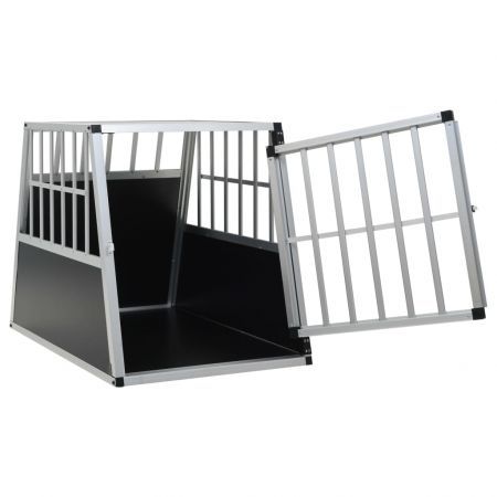 Dog Cage with Single Door 65x91x69.5 cm