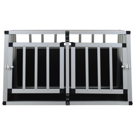 Dog Cage with Double Door 89x69x50 cm