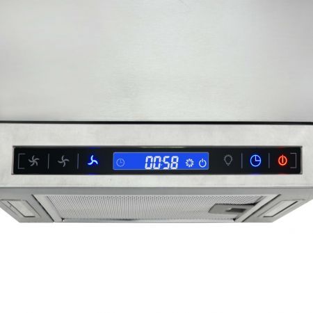 Island Range Hood LCD Display Touch Sensor 756 Cubic Meter/H LED