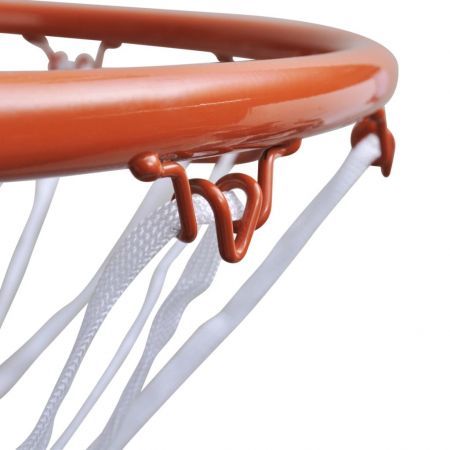 Basketball Goal Hoop Set Rim with Net Orange