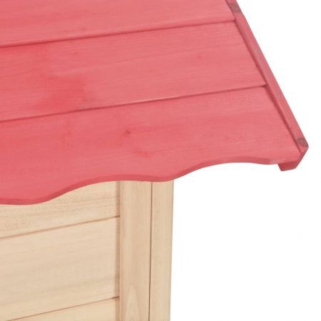 Kids Play House Wood Red