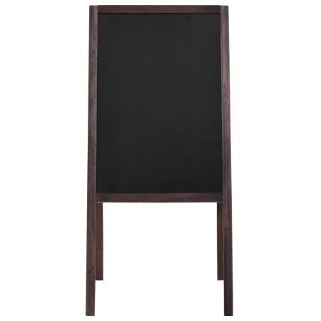 Double-sided Blackboard Cedar Wood Free Standing 40x60 cm