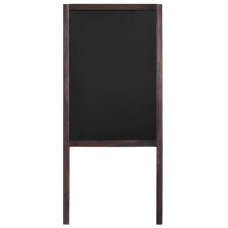 Double-sided Blackboard Cedar Wood Free Standing 40x60 cm