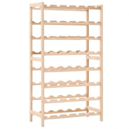 Wine Rack Cedar Wood 57,5x28x102 cm