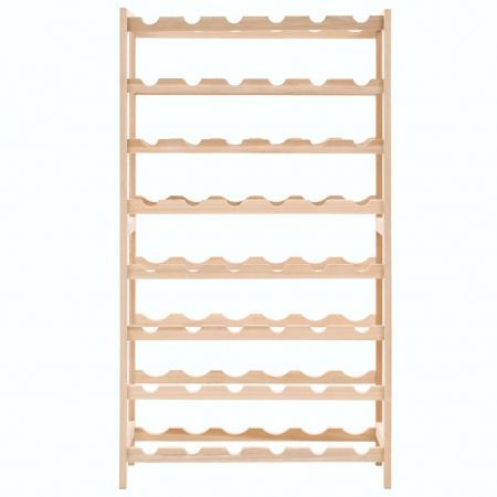 Wine Rack Cedar Wood 57,5x28x102 cm