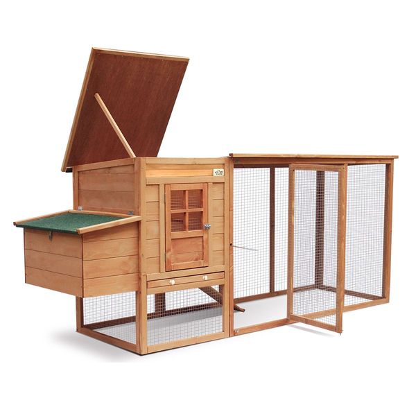 Chicken Run Coop Walk In House Rabbit Hutch Bunny Cage Duck Pet Hen Enclosure Outdoor Wooden Extra Long 250cm