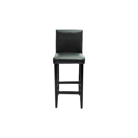 Bar Stools 4 pcs Artificial Leather Black