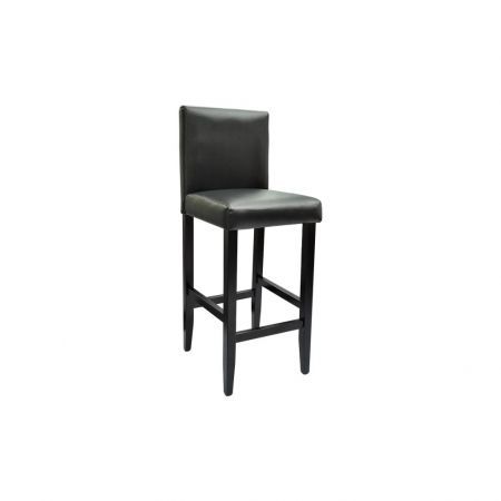 Bar Stools 4 pcs Artificial Leather Black