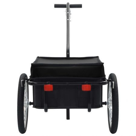 Bike Cargo Trailer/Hand Wagon 155x61x83 cm Steel Black