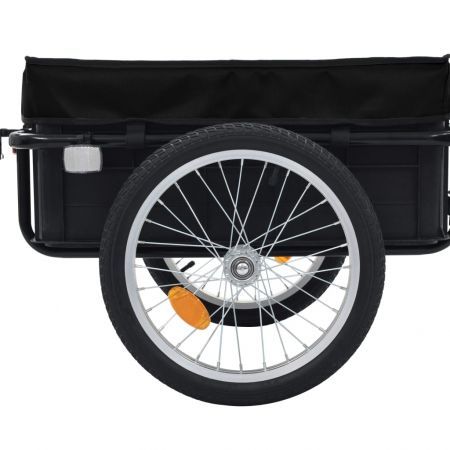 Bike Cargo Trailer/Hand Wagon 155x61x83 cm Steel Black