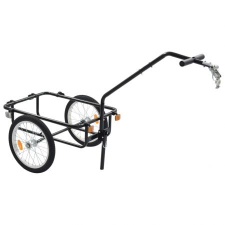 Bike Cargo Trailer/Hand Wagon 155x61x83 cm Steel Black