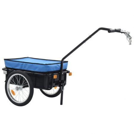 Bike Cargo Trailer/Hand Wagon 155x61x83 cm Steel Blue