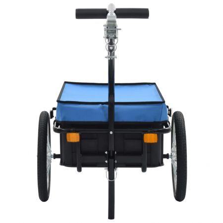 Bike Cargo Trailer/Hand Wagon 155x61x83 cm Steel Blue