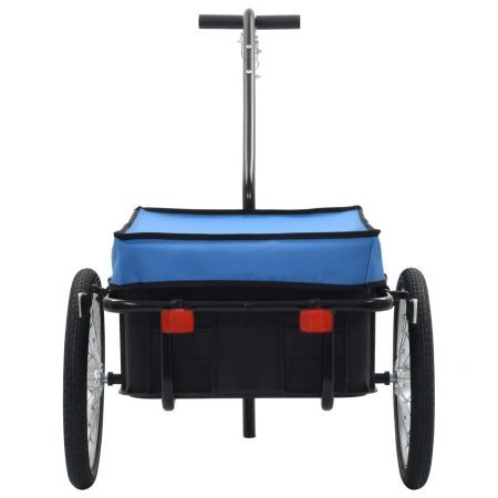 Bike Cargo Trailer/Hand Wagon 155x61x83 cm Steel Blue