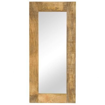 Mirror Solid Mango Wood 50x110 cm