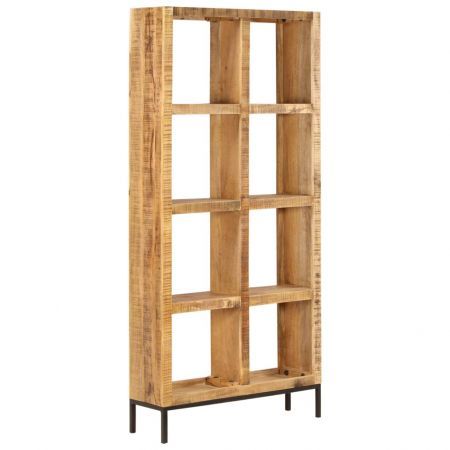 Bookshelf 80x25x175 cm Solid Mango Wood