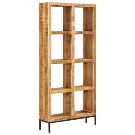 Bookshelf 80x25x175 cm Solid Mango Wood