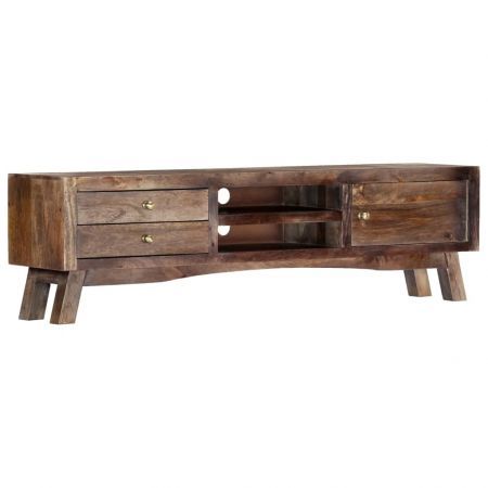 TV Cabinet 140x30x40 cm Solid Mango Wood