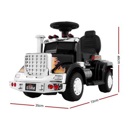 Rigo Kids Electric Ride On Car Truck Motorcycle Motorbike Toy Cars 6V Black