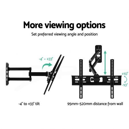 Artiss TV Wall Mount Bracket for 23"-55" LED LCD TVs Full Motion Strong Arms