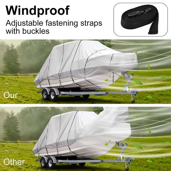 OGL 25-27 ft Trailerable Jumbo Boat Cover Waterproof Marine Grade Fabric 