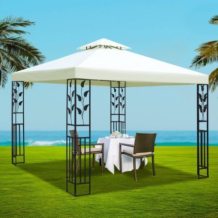 Instahut 3x3m Gazebo Party Wedding Event Marquee Tent Shade Iron Art Canopy