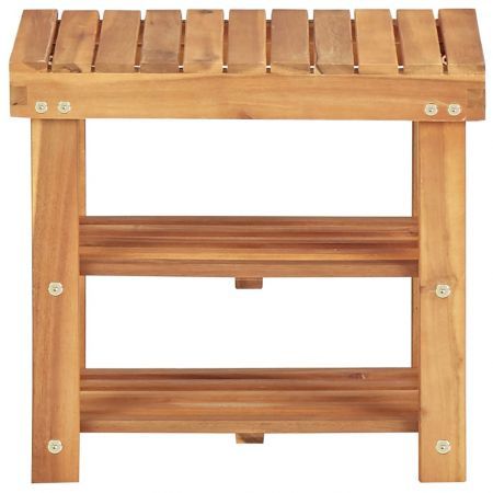 Shoe Rack 50x32x45 cm Solid Acacia Wood