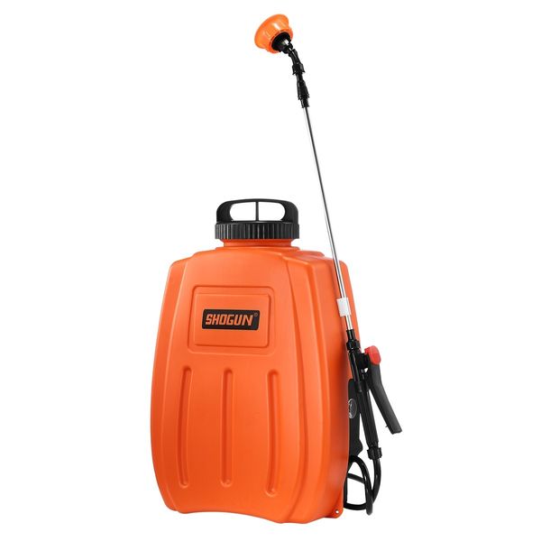 16L Backpack Sprayer Electric Weed Sprayer Garden Farm Pump Spraying - Orange