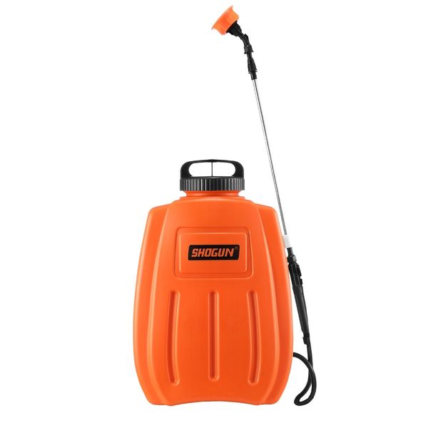 16L Backpack Sprayer Electric Weed Sprayer Garden Farm Pump Spraying - Orange